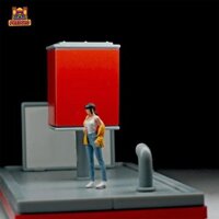 Predolo 1 / 64 Cô Gái Hình Người Nhỏ Tư Thế Cảnh Trang Trí Nhân Vật Phim Nhựa Nhân Vật
