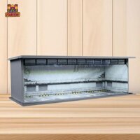Predolo 1 / 64 Diorama Xe Hiển Thị Ốp Lưng Có Đèn LED Tổ Chức Sưu Tập Mô Hình Trang Trí Nhà Để Xe Ô Tô Mô Hình Mini Hộp Bảo Quản Ô Tô