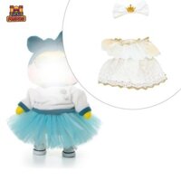 Predolo 15cm Quần Áo Búp Bê Có Phụ Kiện Tóc Thời Trang Bé Gái Váy Búp Bê Trang Phục Búp Bê