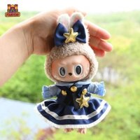 Predolo 2 Miếng Búp Bê Đầm Và Tai Kẹp Tóc Trang Phục Accs Quần Áo Handmade Cho Búp Bê 17cm Bé Gái Búp Bê Lễ Tạ Ơn Quà Tặng