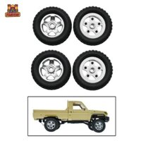Predolo 4x RC Lốp Xe Bánh Xe Cao Su Lốp RC Phụ Kiện Chắc Chắn Phần Nâng Cấp Cho MN82 82S LC79 Tỉ Lệ 1 / 12 RC Xe DIY Sửa Đổi