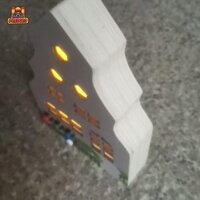 Predolo Busy Board LED Holiday Cottage Hoạt động học tập Công tắc Đèn Bảng hoạt động Nhà gỗ có quà tặng nhẹ Mầm non Bé trai Bé gái