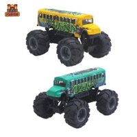 Predolo Trường Xe Buýt Đồ Chơi Kéo Nhẹ Sáng Tạo Chắc Chắn Xe Lớn Cho Trẻ Em Bé Trai Bé Gái Quà Tặng