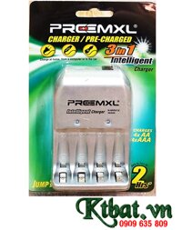 Preermxl FC001 _Máy sạc nhanh 2 giờ Pin Preermxl FC001 (4 khe, sạc được 02 đến 04 pin AA, AAA)