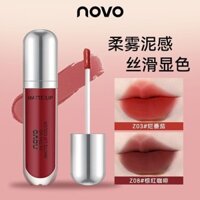 Preferred#[1316Positive Review]Same Style NOVO Lip Glaze Velvet Matte Waterproof Sweatproof Natural Look Brightening Lipstick Lip Mud for Students WY12