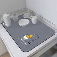Preferred#[94%Positive Rate]Kitchen Countertop Water Draining Pad Diatom Ooze Dining Table Cushion Tableware Tea Cup Drying Mat Coaster High Temperature Resistance Coffee Table Mats WY12