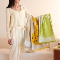 Preferred#Cute Student Cotton Towel, Absorbent, Quick-Drying, Non-Shedding, Double-Sided, Ultra-Soft, Thickened, All-Cotton Bath Towel, Square Towel WY12