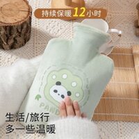 Preferred#Hot Water Bag Water Injection Cartoon Hot-Water Bag Explosion-Proof Thickening Hot Compress Plush Student Irrigation Belly Cute Hand Warmer WY12