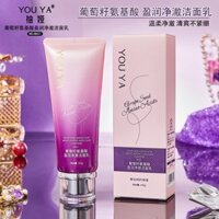 Preferred#Pomelo Grape Seed Amino Acid Rich Moist Clear Clear Facial Cleanser100g Moisturizing and Nourishing Makeup Remover Deep Cleansing Facial Cleanser WY12