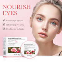 Preferred#Rose Eye Mask Rose Eye Mask Hyaluronic Acid Moisturizing Improves Dark Circles Eye Wrinkles Removes Eye Bags WY12