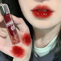Preferred#The cool sensation is just right~Pure Desire Lip Glaze Mirror Water Gloss Lip Gloss Moisturizing for Female Students Natural Look Fair Nude Lipstick WY12