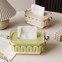 Preferred#Tissue Box for Living Room, High-end Luxury Tissue Holder, Creative Home Decor for Coffee Table, Car Interior WY12