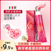 Preferred#ZR Zerou Fluoride-Free Brightening Whitening Toothpaste Foam Teeth Cleaning Brightening Couple Wedding Heart Tooth Stickers WY12