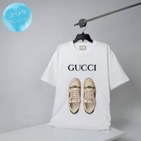 [Premium] Áo Thun Unisex GUCCI Giày 002