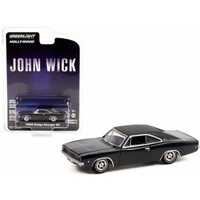 (Premium bánh cao su) Xe mô hình Greenlight 1:64 Greenlight Hollywood 1968 Dodge Charger RT JOHN WICK