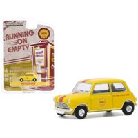 (Premium bánh cao su) Xe mô hình 1:64 Greenlight 1959 AUSTIN SEVEN SHELL GAS RUNNING ON EMPTY (new)
