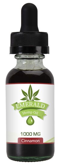 Premium Pure Hemp Oil by Emerald Hemp | Organic Hemp Extract, MCT Oil | All Natural Dietary Supplement for Enhanced Sleep | Herbal Drops | Food Gra...