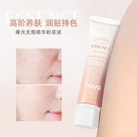 Premium Selection#NOVO Nude Light Flawless Essence Foundation High-end Skin-nourishing Moisturizing Long-lasting Color Long-lasting Makeup Concealer Delicate and Smooth3DAILY