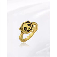 Premium Selection#Trendy Panda Mahjong Retro Personality Fashion Open Ring Lucky Accessory3DAILY