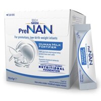 PreNAN HMF Nestlé  Bột Bổ Sung Sữa Mẹ Cho Trẻ Sinh Non Nhẹ Cân Thiếu Tháng 2025 – Bột HMF Nestlé PreNAN 1g x 72 Gói Tăng Cân An Toàn Không Lactose Không GMO Protein Thủy Phân DHA Vitamin Chính Hãng Thụy Sĩ Giá Rẻ Cho Bé Sơ Sinh