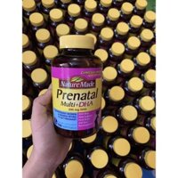 Prenatal bầu Mỹ - Nature made prenatal Multi DHA 150 viên cho bà bầu