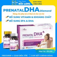 Prenatal dha dimond asuka bổ sung vitamin cho bà bầu và cho con bú hộp 2 lọ x 30 viên Đức Long