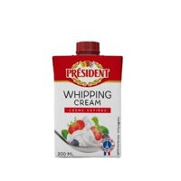 President Whipping Cream 200ml