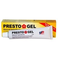 Presto Gel - Gel Bôi Trĩ, Giảm Táo Bón, Giải Nhiệt, Dịu Mát, Săn Se Da An Toàn Với Mẹ Bầu (Tuýp 25g)