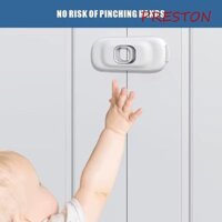 Preston 6 Khóa An Toàn Tủ Trẻ Em, Bảo Vệ An Ninh Chống Kẹp Khóa Bắt Cửa Cho Bé, Ngăn Kéo Đa Năng Bền Đẹp Tủ Đông Tại Nhà Khóa Tủ Lạnh Trẻ Em