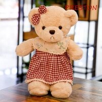 Preston Gấu Đồ Chơi Sang Trọng, Nhồi Bông Ăn Mặc Búp Bê Gấu Sang Trọng, Váy Mềm Mại Dễ Thương Hoạt Hình Thú Nhồi Bông Gối Trang Trí Phòng