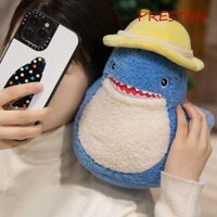 Preston Mô Phỏng Búp Bê Răng Cưa Cá Mập, Sinh Vật Biển PP Cotton Mũ Cá Mập Đồ Chơi Sang Trọng, Hoạt Hình Dễ Thương Ins Mũ Lông Tơ Cá Mập Thú Nhồi Bông Trang Trí Hiện Tại