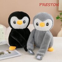 Preston Penguin Đồ chơi sang trọng, Mô phỏng động vật Ôm chim cánh cụt Búp bê sang trọng, Ngủ say Búp bê cánh tay dài Lông tơ Cặp đôi dễ thương Búp bê chim cánh cụt Tiệc sinh nhật
