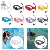 Prettyia Snorkel Set Kính bơi Ống thở Mặt nạ lặn nhìn rộng dành cho nữ Dụng cụ lặn mũi nhọn để lặn biển lặn tự do Lặn biển