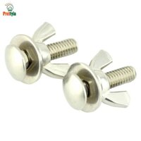 Prettyia Tech Lặn Bướm Vít Bu Lông 2 Chiếc Bộ Thép Không Gỉ Ngón Tay Cái Vít Cho Phụ Kiện Tấm Lưng