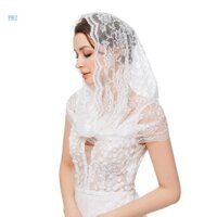 Pri Church for Veil Mantilla Latin Mass Veils Ren hoa để che đầu cho nhà nguyện Công giáo Xác nhận Bap