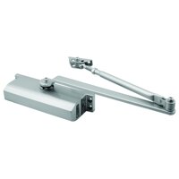 Prime-Line MP4611 Hydraulic Door Closer, Medium Duty #3, Rack & Pinion Operation, Aluminum Finish, Pack of 1