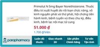 Primolut N 5mg Bayer 2 vỉ x 15 viên – Điều trị xuất huyết do rối loạn, vô kinh