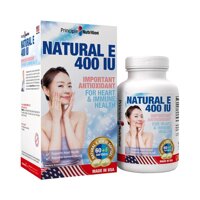Principle Nutrition Viên Vitamin E Principle Nutrition Bảo Vệ & Duy Trì Vẻ Đẹp Tự Nhiên Và Tươi Sáng Của Làn Da 60 Viên