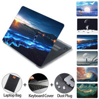 Printed Pattern Laptop Case Compatible With MacBook Air 15 M2 Chip A2941 Air Pro Retina 11 12 13 15 16 inch Laptop Case 2022 Touch Bar ID With Keyboard Cover Dust Plugs XW5F