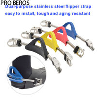 Pro BEROS 1 Cặp Lặn Lò Xo Vây Dây Diver Gót Dây Đeo Gear Thép Không Gỉ Lặn Phụ Kiện Cho Scuba