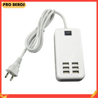 Pro BEROS 6 Trong 1 USB Hub 30W Trạm Sạc USB Đa Cổng Hub Adapter Bộ Chia USB Cho Điện Thoại Thông Minh Máy Tính Bảng Laptop