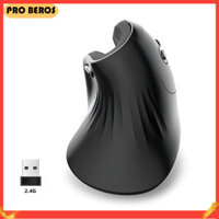 Pro BEROS T27 Chuột Dọc Không Dây 3200 DPI 2.4GHz Chuột Không Dây Tiện Dụng Chơi Game Chuột Di Động Cho PC Laptop