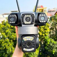 (Pro) Camera Wifi Yoosee 4 Mắt 3 Khung Hình Phiên Bản Đặc Biệt 20MP Cả 3 Mắt Đều Xoay 360 Độ