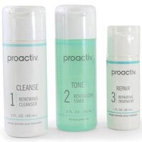 Proactiv Skincare SET of 3 : Cleanser 60ml / Toner 60ml / Repair 30ml