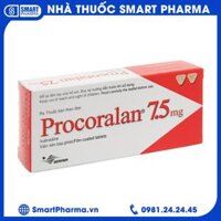 Procoralan 7.5mg trị đau thắt ngực, suy tim (4 vỉ x 14 viên)