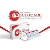 Proctocare viên đặt trĩ giảm đau , co búi trĩ