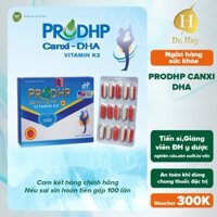 PRODHP CANXI DHA DRHUY Bổ sung Calci Nano + Calci hữu cơ và Vitamin D3 cùng các dưỡng chất