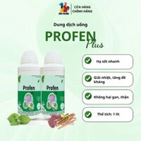 Profen Plus (1 lít) Thảo dược hạ sốt, giải nhiệt, tăng sức đề kháng cho vật nuôi