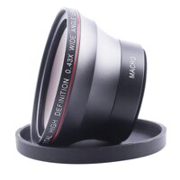 Professional 58mm 0.43x Super Wide Angle Lens with Macro for Sony DCR-VX2100 VX2100E DCR-VX2000 PD170