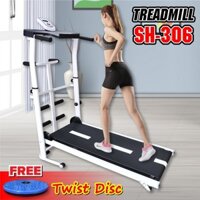 professionall.gym19- (KHÔNG SỬ DỤNG ĐIỆN) Máy chạy bộ cơ đa năng mẫu mới Treadmill SH - S306 5 in 1